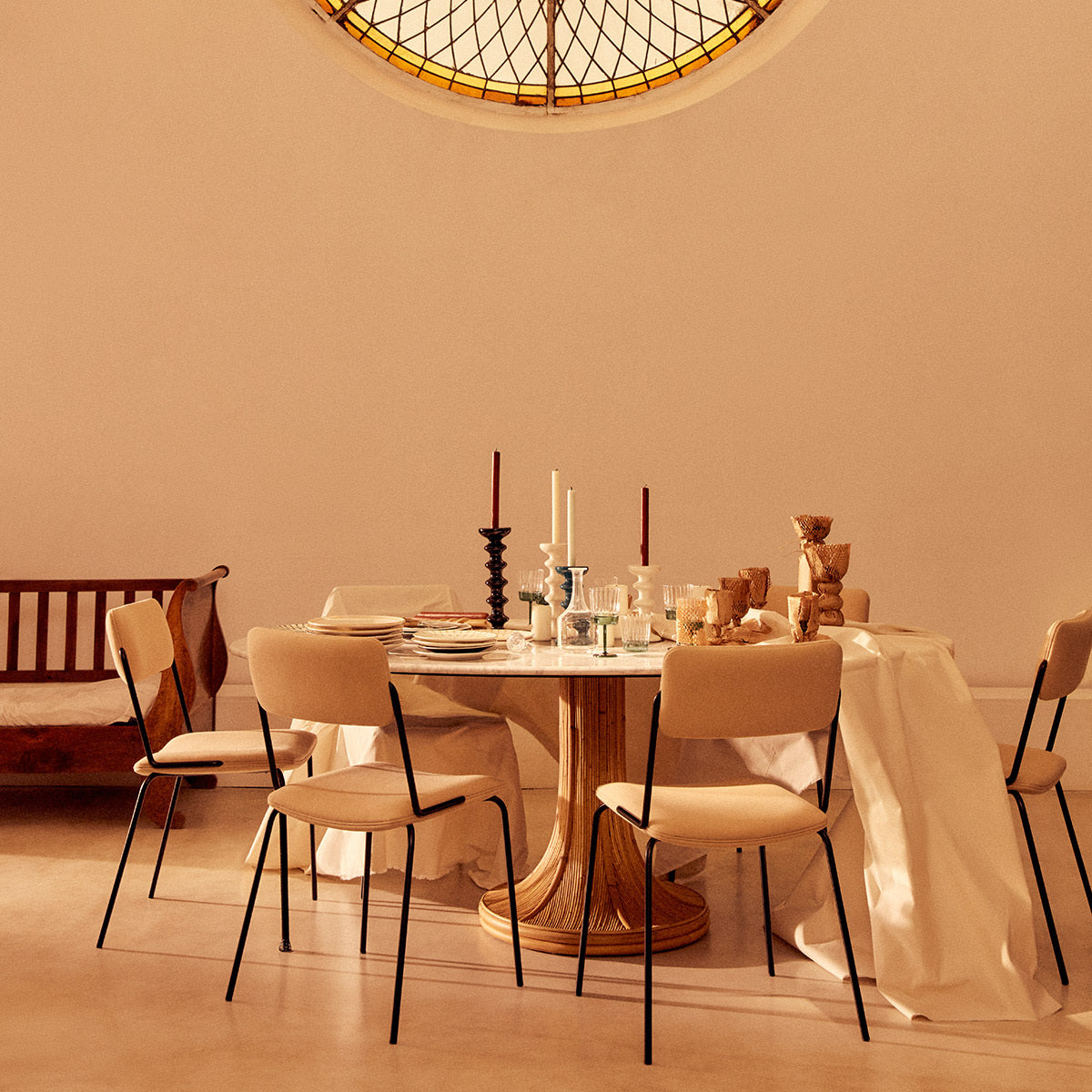Table Haute à Manger Ovale Riviera