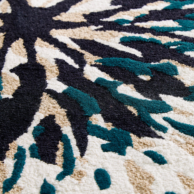 Tapis rond Pissenlit